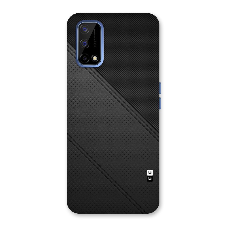 Black Polka Stripe Back Case for Realme Narzo 30 Pro
