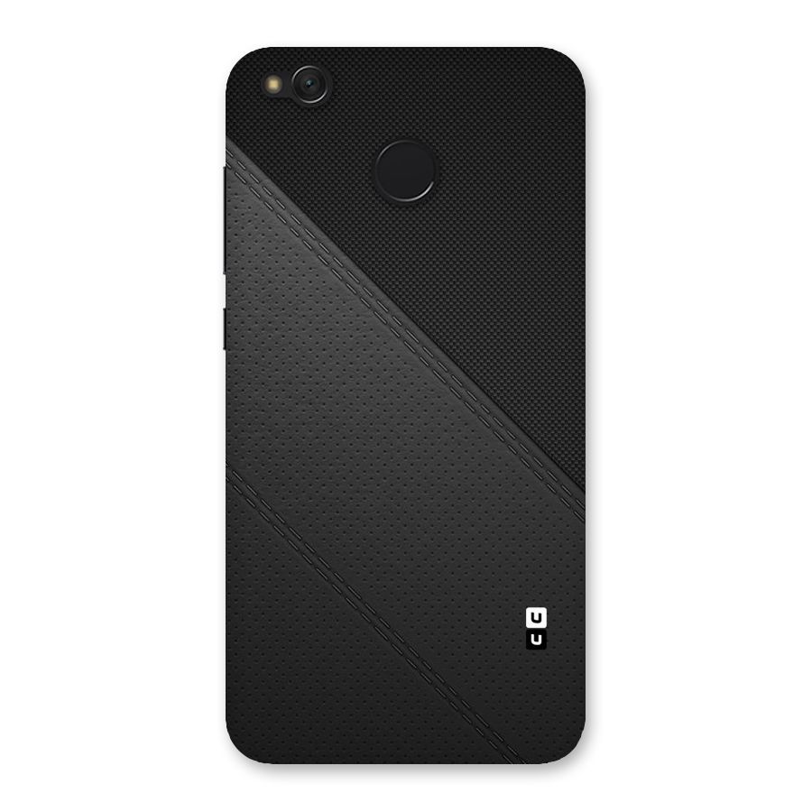 Black Polka Stripe Back Case for Redmi 4