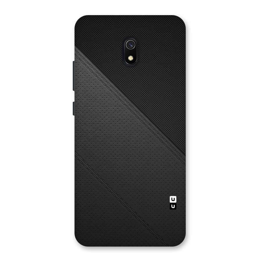Black Polka Stripe Back Case for Redmi 8A