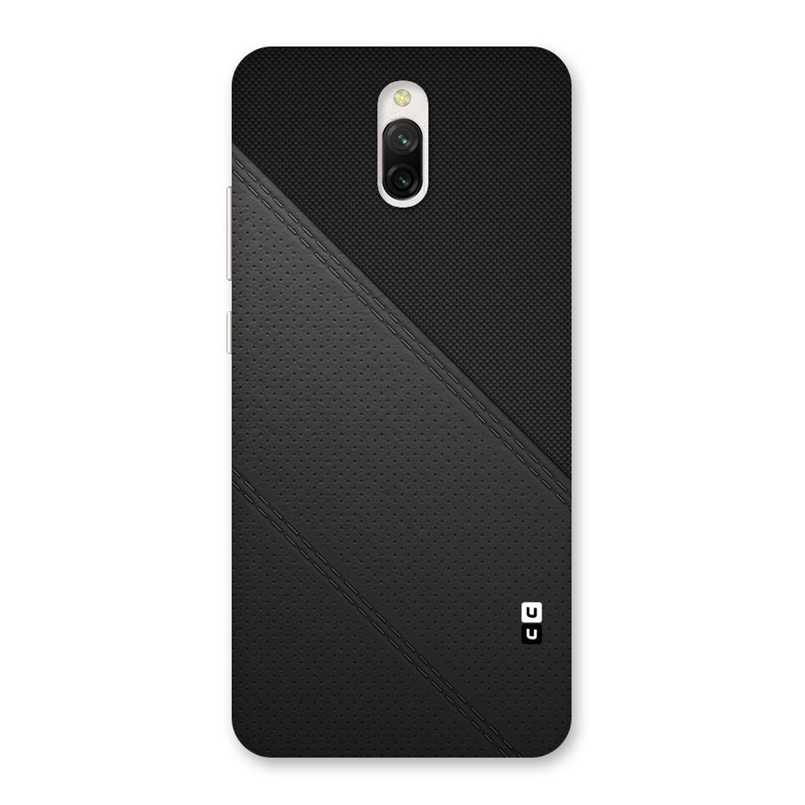 Black Polka Stripe Back Case for Redmi 8A Dual