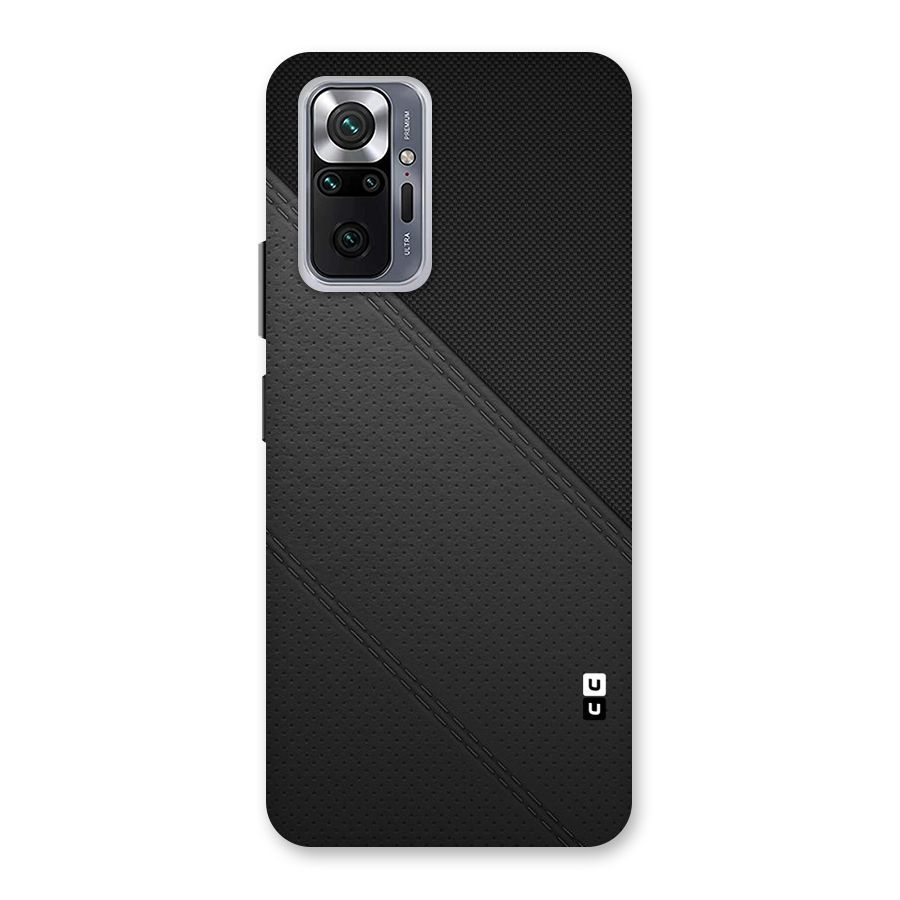 Black Polka Stripe Back Case for Redmi Note 10 Pro Max