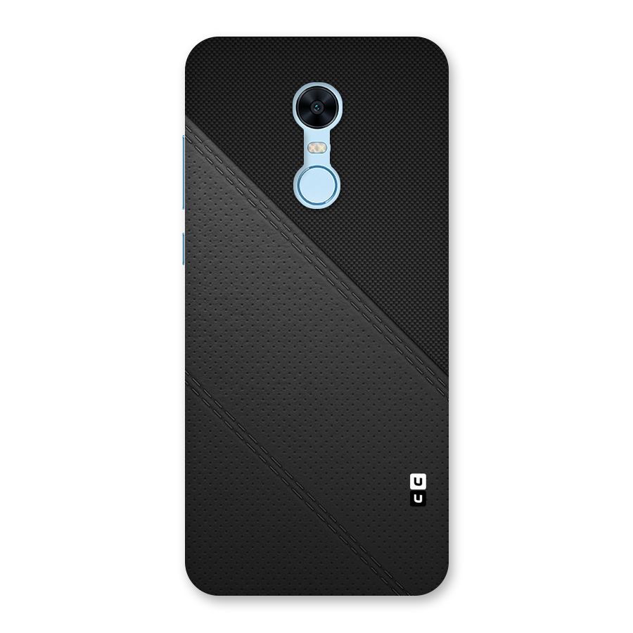 Black Polka Stripe Back Case for Redmi Note 5