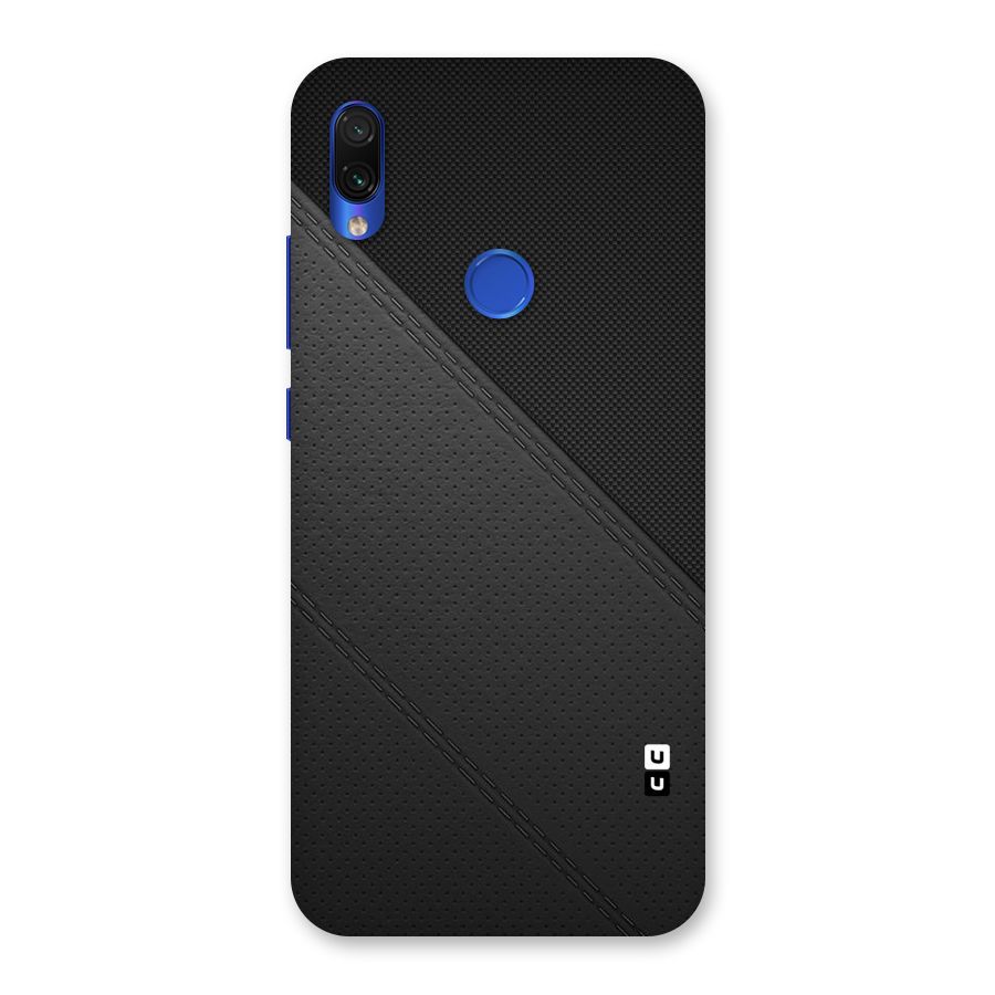 Black Polka Stripe Back Case for Redmi Note 7S