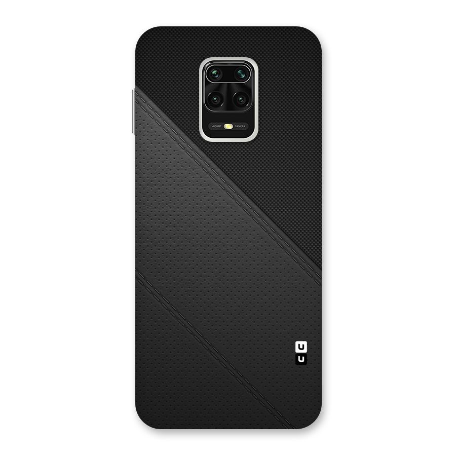 Black Polka Stripe Back Case for Redmi Note 9 Pro