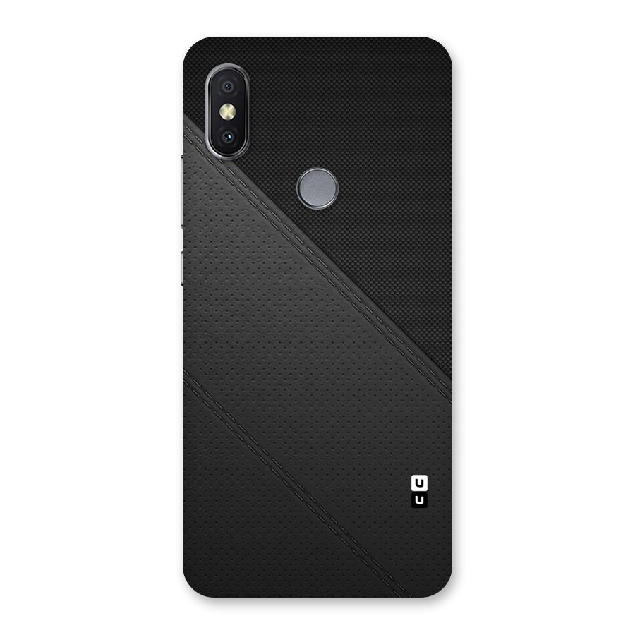 Black Polka Stripe Back Case for Redmi Y2