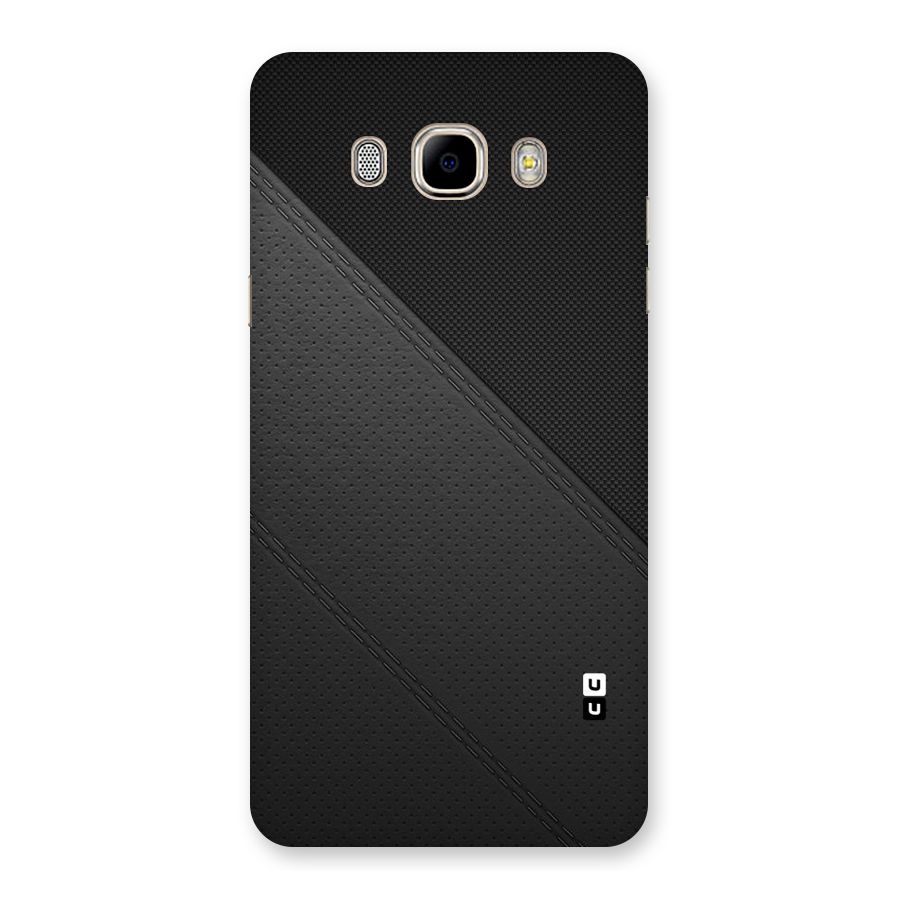 Black Polka Stripe Back Case for Samsung Galaxy J7 2016