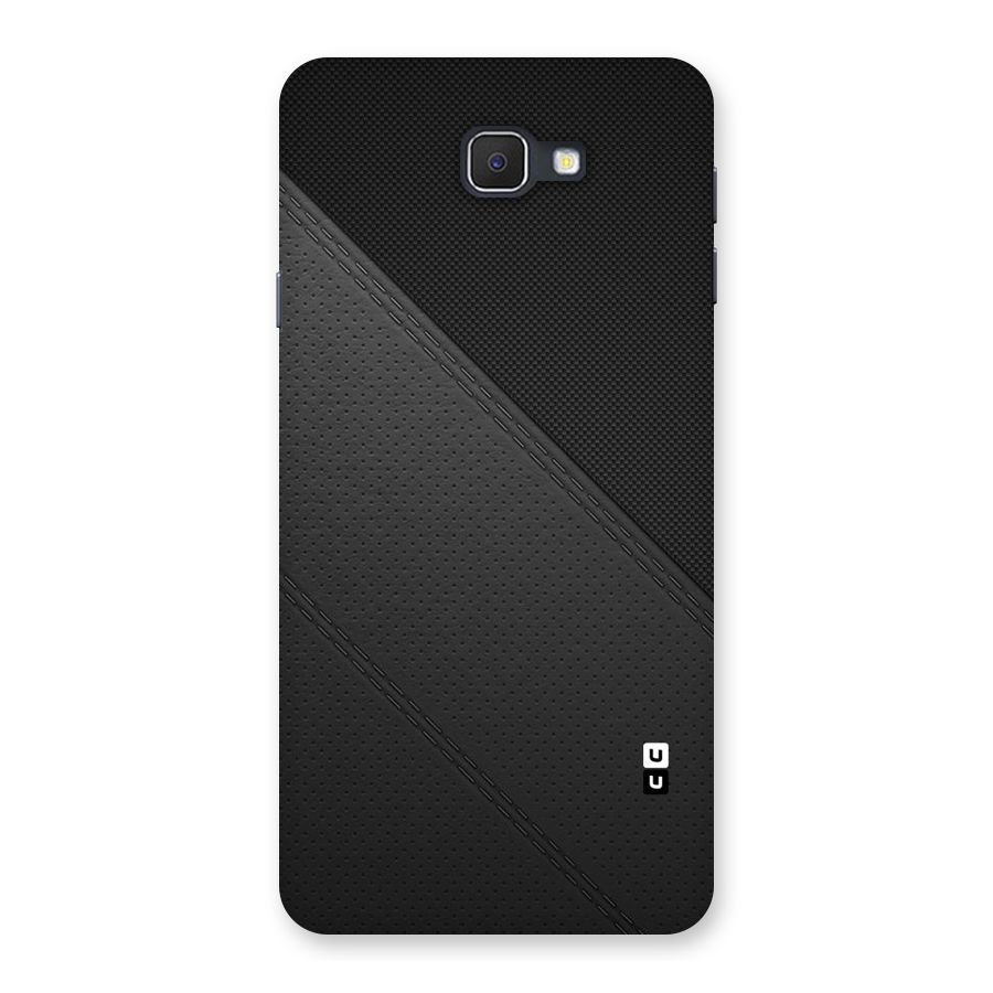 Black Polka Stripe Back Case for Samsung Galaxy J7 Prime