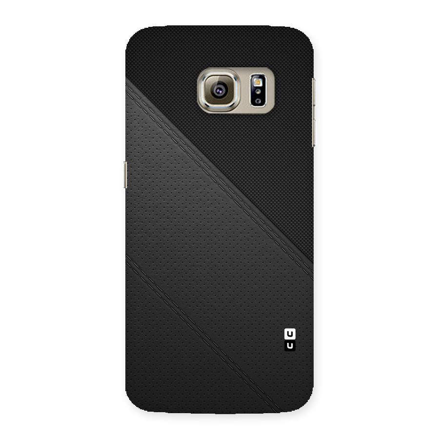 Black Polka Stripe Back Case for Samsung Galaxy S6 Edge