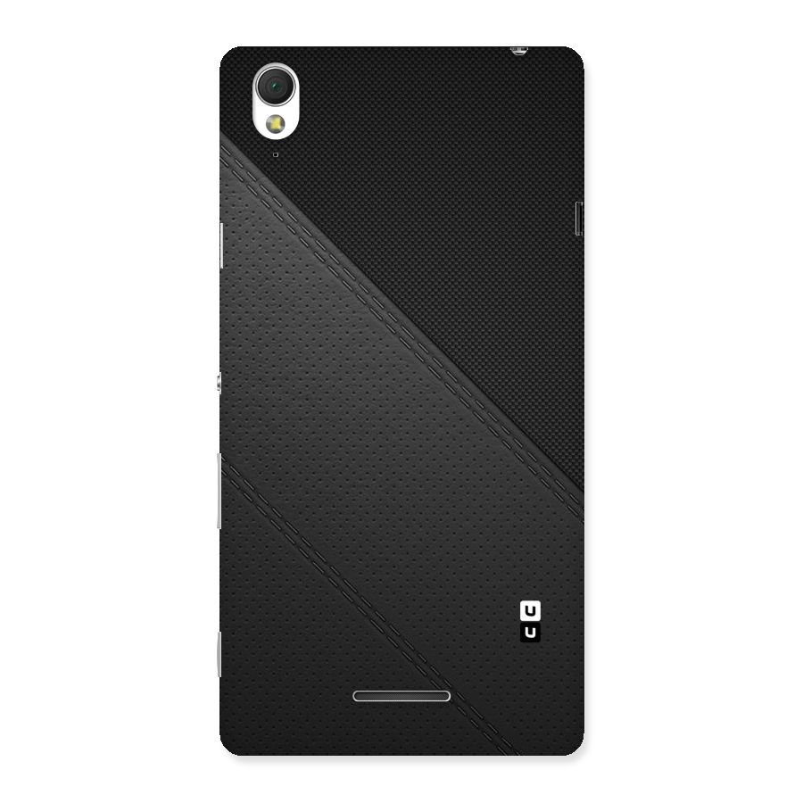 Black Polka Stripe Back Case for Sony Xperia T3