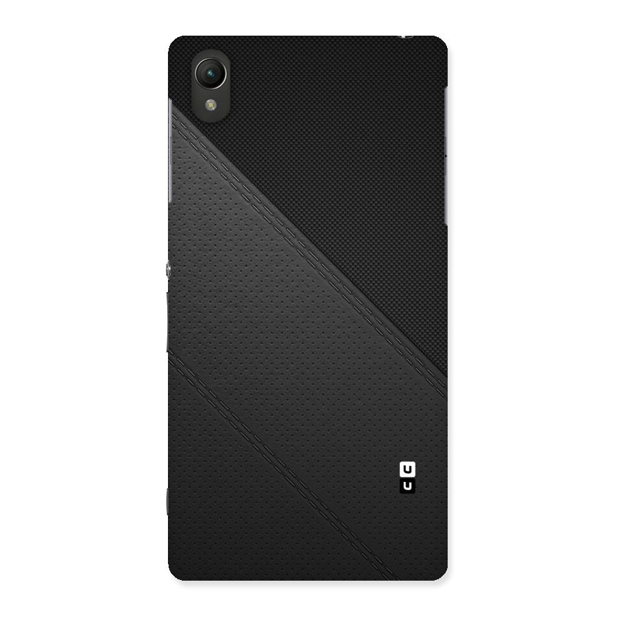 Black Polka Stripe Back Case for Sony Xperia Z2