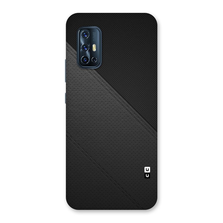 Black Polka Stripe Back Case for Vivo V17
