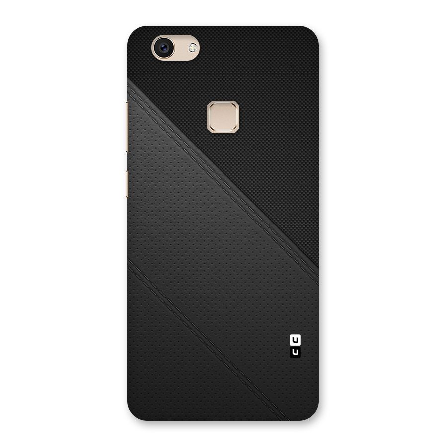Black Polka Stripe Back Case for Vivo V7