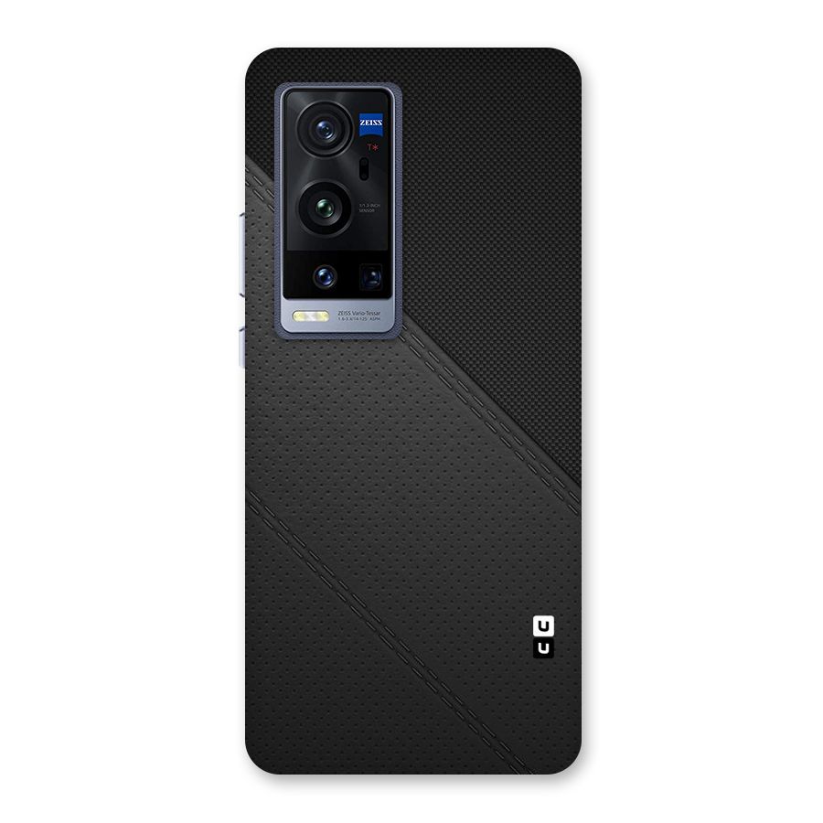 Black Polka Stripe Back Case for Vivo X60 Pro Plus