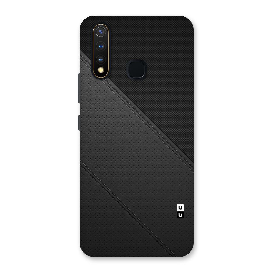 Black Polka Stripe Back Case for Vivo Y19