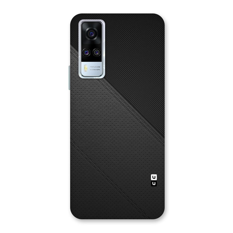 Black Polka Stripe Back Case for Vivo Y31