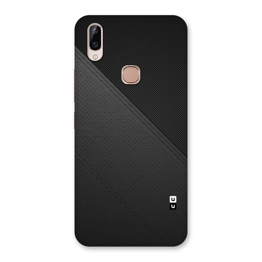 Black Polka Stripe Back Case for Vivo Y83 Pro