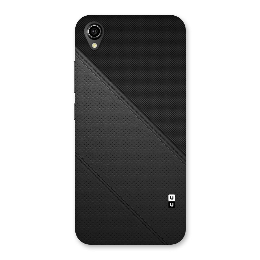 Black Polka Stripe Back Case for Vivo Y90