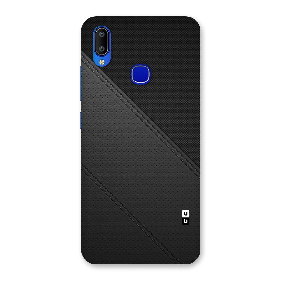 Black Polka Stripe Back Case for Vivo Y91