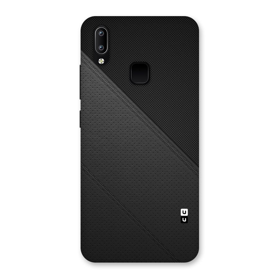 Black Polka Stripe Back Case for Vivo Y93