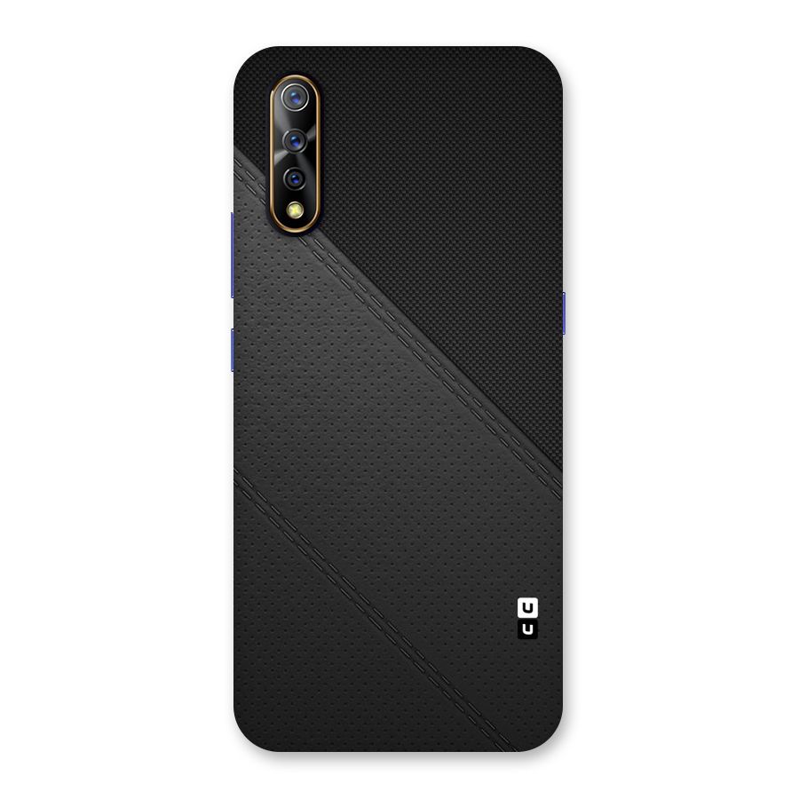 Black Polka Stripe Back Case for Vivo Z1x