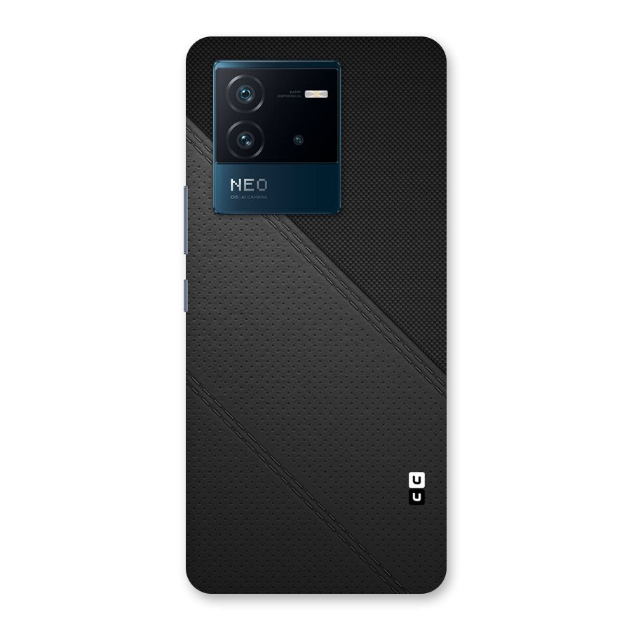 Black Polka Stripe Back Case for Vivo iQOO Neo 6 5G