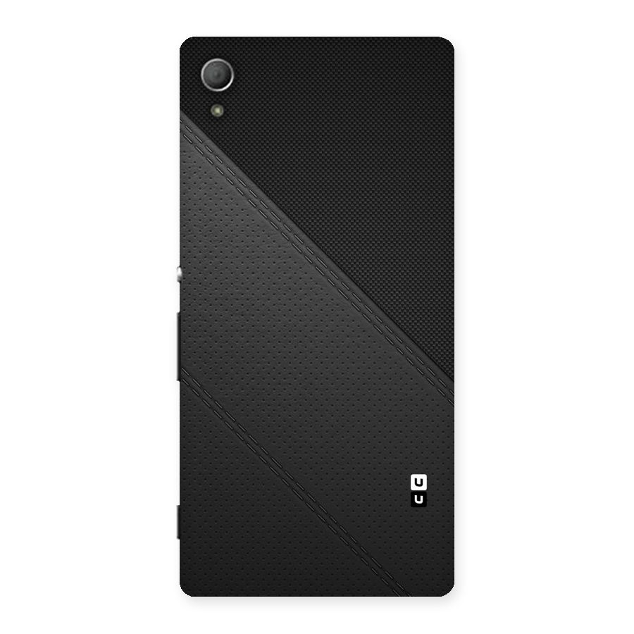 Black Polka Stripe Back Case for Xperia Z3 Plus