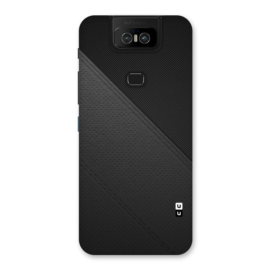 Black Polka Stripe Back Case for Zenfone 6z