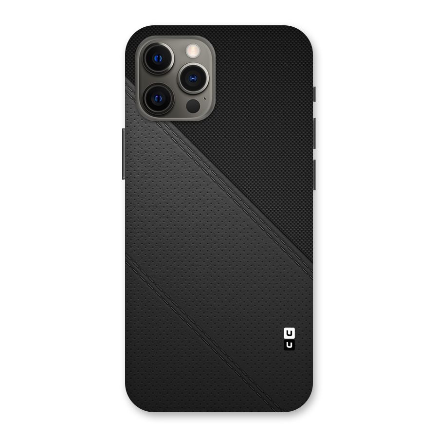 Black Polka Stripe Back Case for iPhone 12 Pro Max