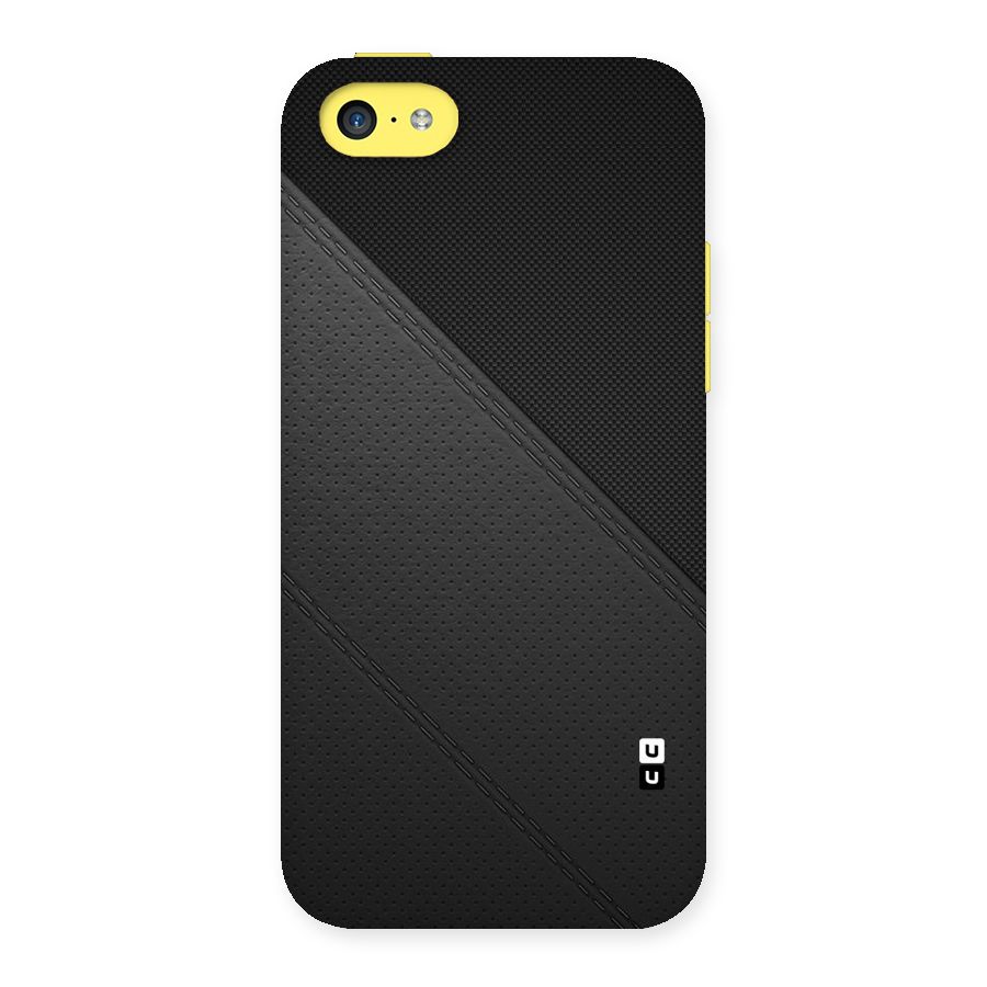 Black Polka Stripe Back Case for iPhone 5C
