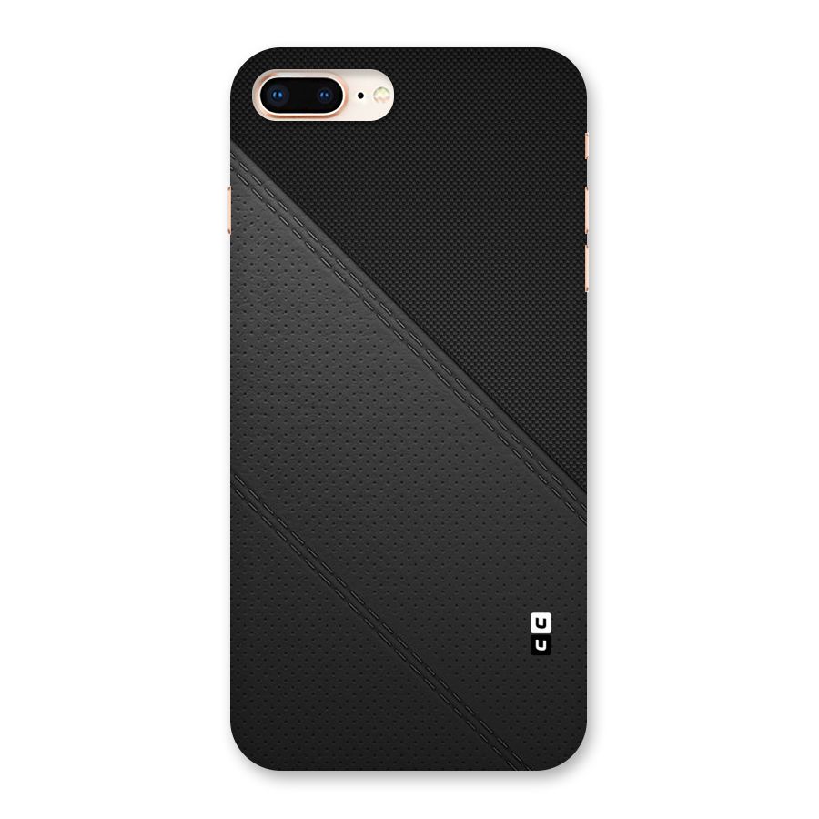Black Polka Stripe Back Case for iPhone 8 Plus