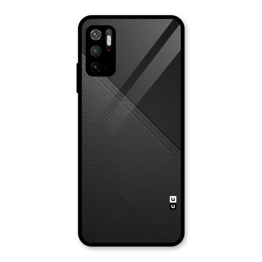 Black Polka Stripe Glass Back Case for Poco M3 Pro 5G