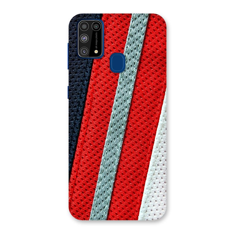 Black Red Grey Stripes Back Case for Galaxy F41