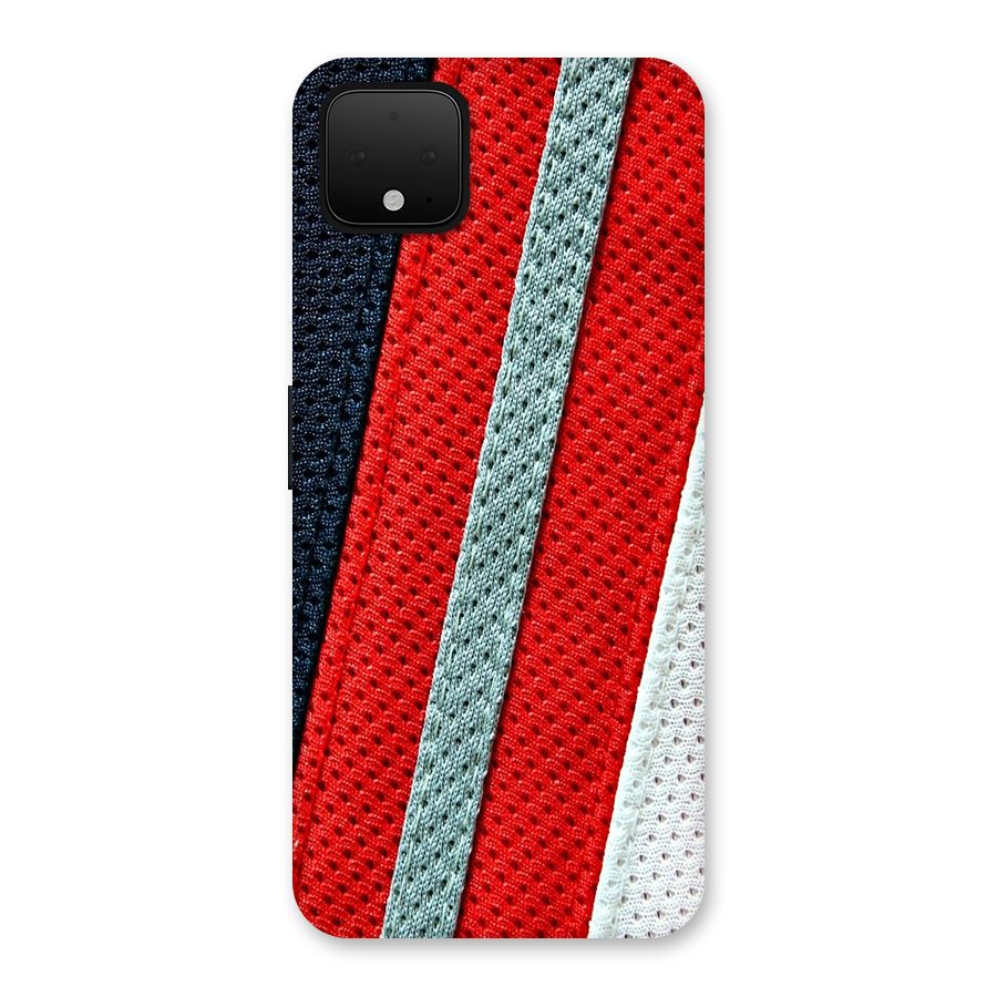 Black Red Grey Stripes Back Case for Google Pixel 4 XL