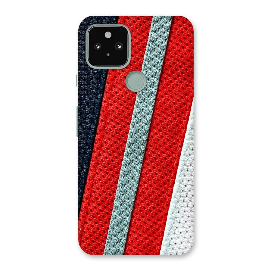 Black Red Grey Stripes Back Case for Google Pixel 5