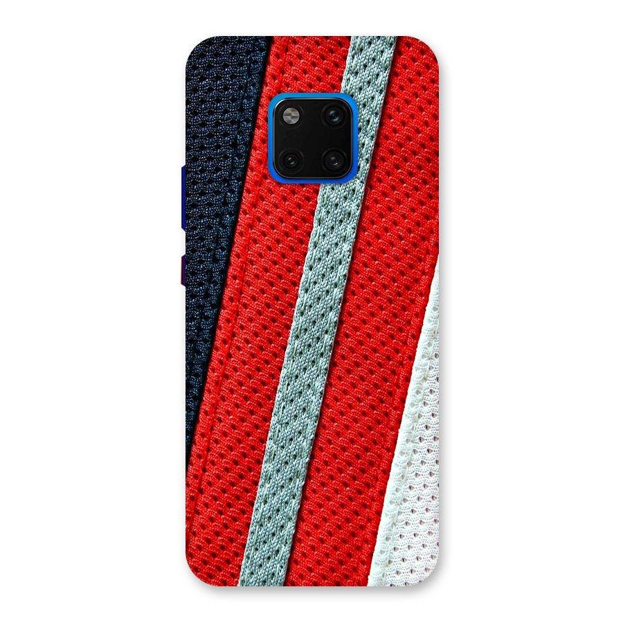 Black Red Grey Stripes Back Case for Huawei Mate 20 Pro