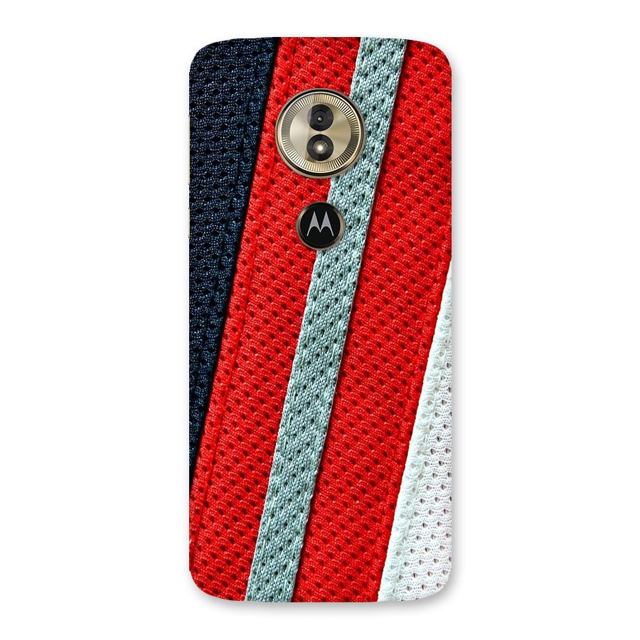 Black Red Grey Stripes Back Case for Moto G6 Play