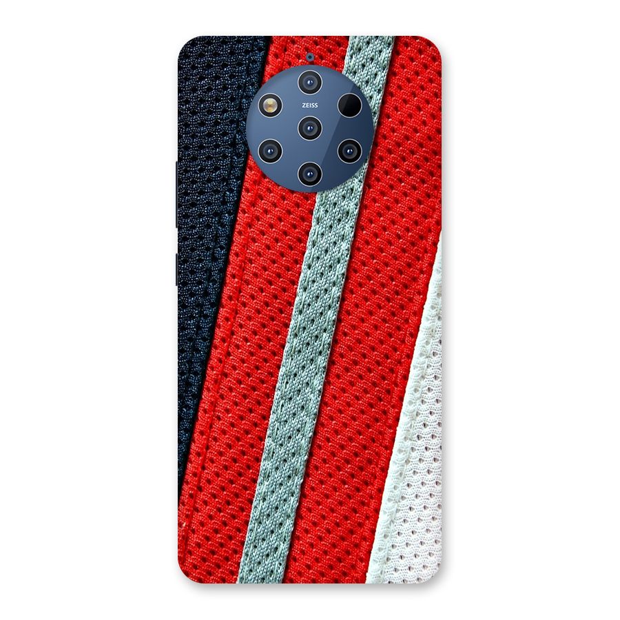 Black Red Grey Stripes Back Case for Nokia 9 PureView