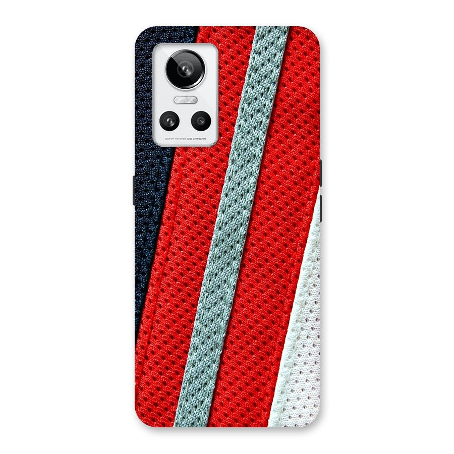 Black Red Grey Stripes Back Case for Realme GT Neo 3