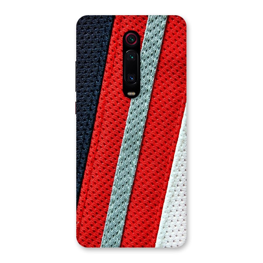 Black Red Grey Stripes Back Case for Redmi K20 Pro