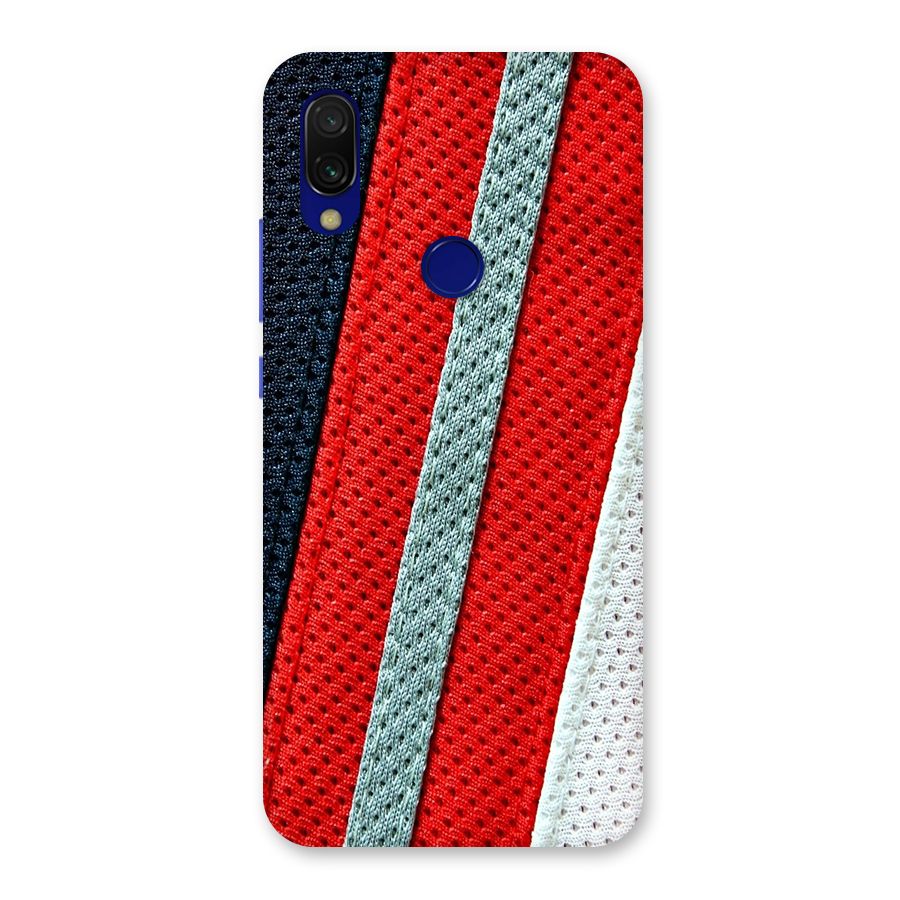 Black Red Grey Stripes Back Case for Redmi Y3