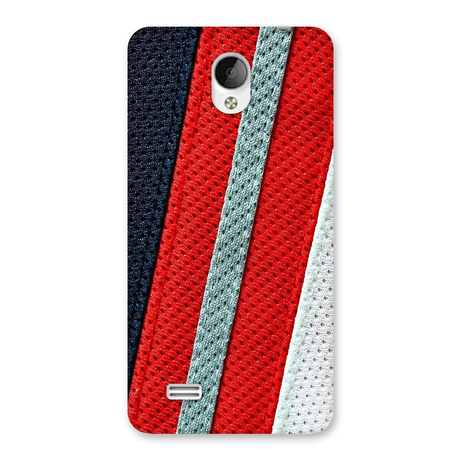 Black Red Grey Stripes Back Case for Vivo Y21
