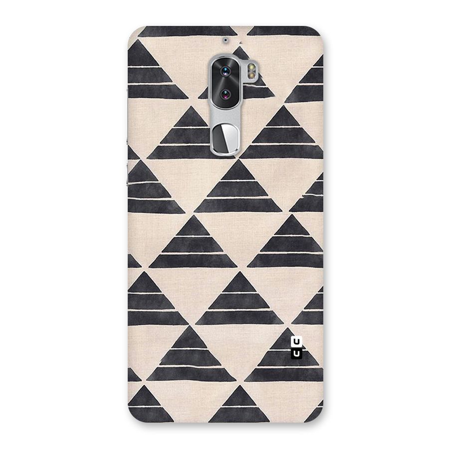 Black Slant Triangles Back Case for Coolpad Cool 1