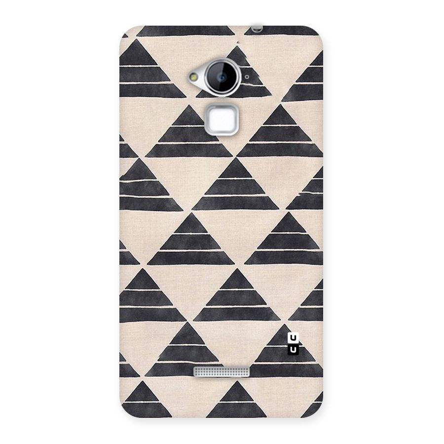 Black Slant Triangles Back Case for Coolpad Note 3