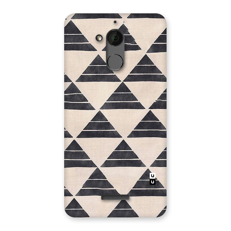 Black Slant Triangles Back Case for Coolpad Note 5