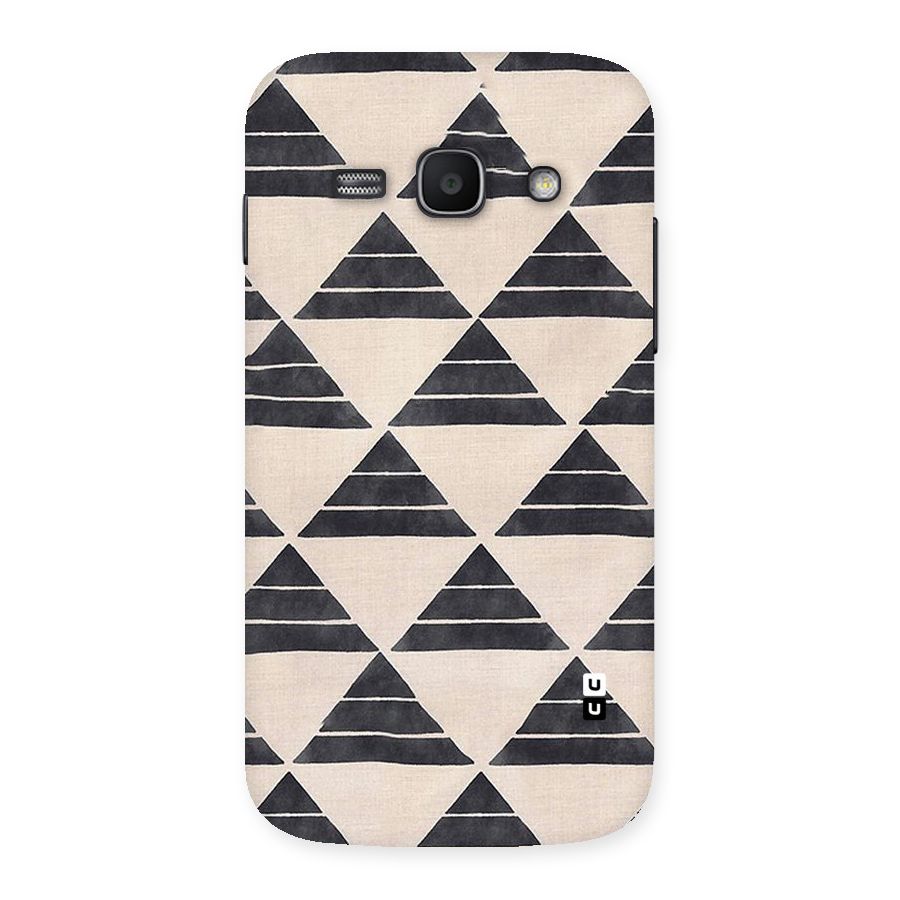 Black Slant Triangles Back Case for Galaxy Ace 3