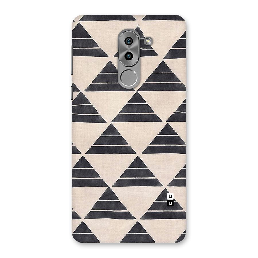 Black Slant Triangles Back Case for Honor 6X