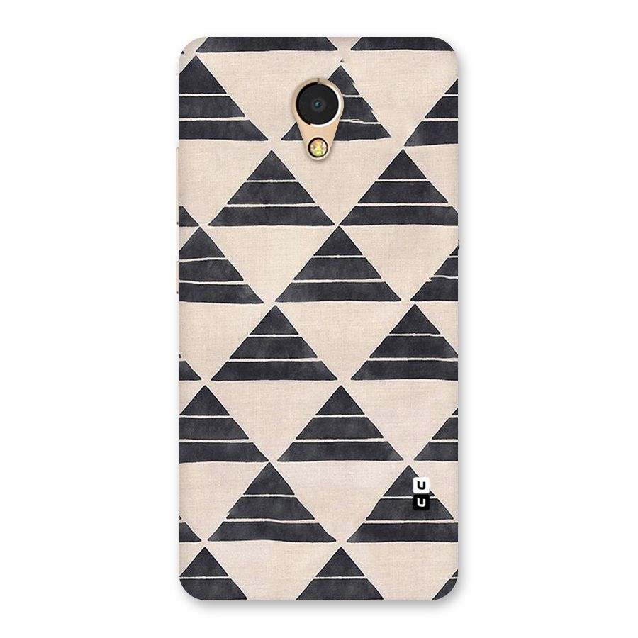 Black Slant Triangles Back Case for Lenovo P2