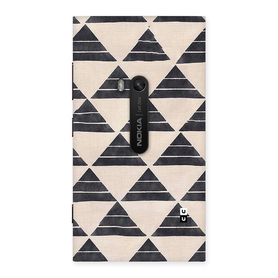 Black Slant Triangles Back Case for Lumia 920