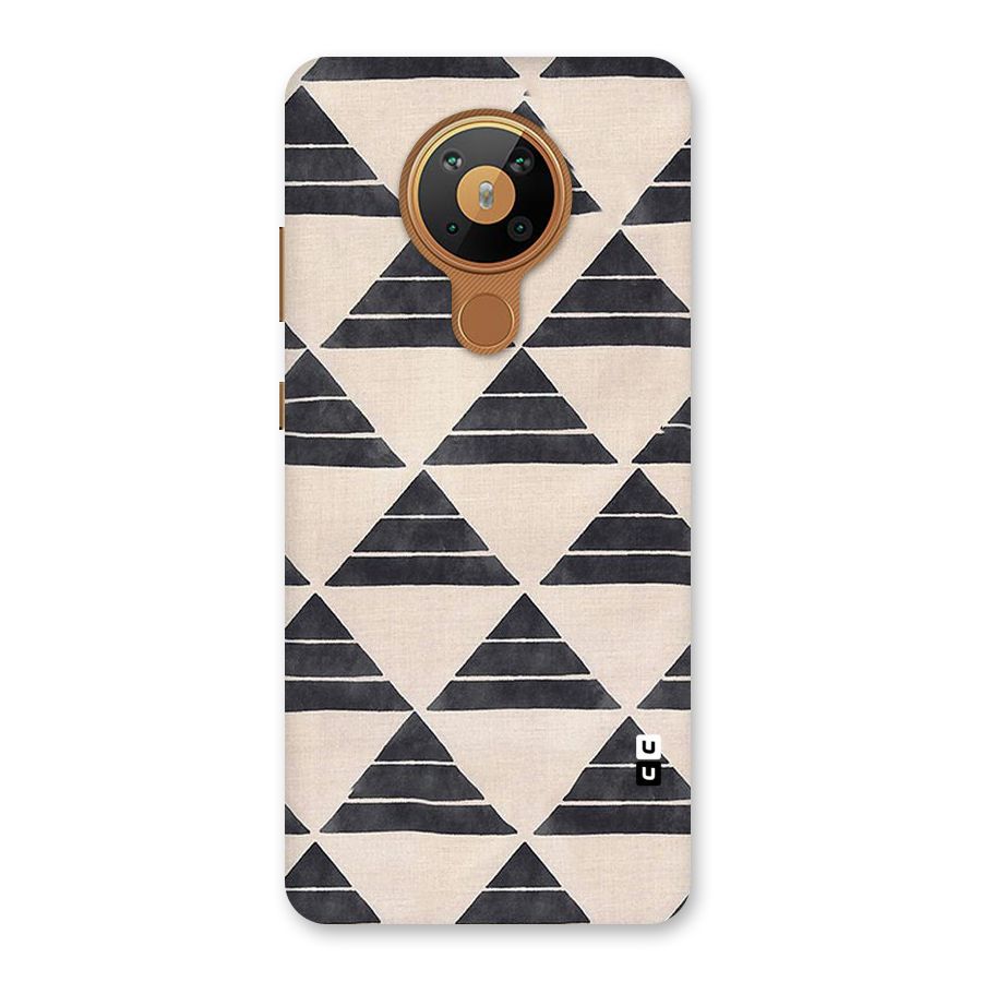 Black Slant Triangles Back Case for Nokia 5.3