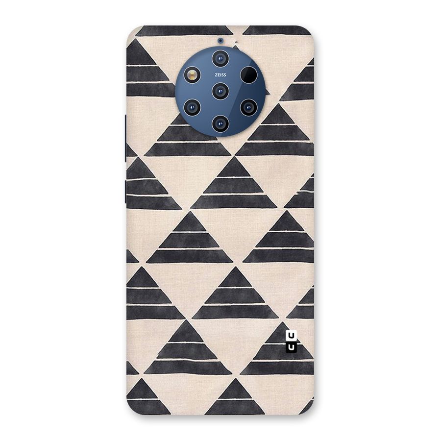 Black Slant Triangles Back Case for Nokia 9 PureView